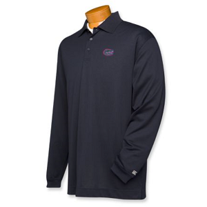 Florida Gators Men's CB DryTec LS Championship Polo - Navy Blue